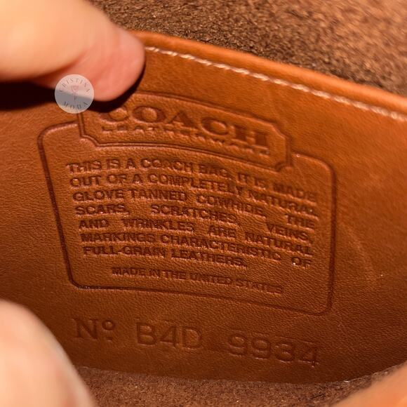 NEW Vintage Coach Everett Bag 9934 British Tan USA 1994 - Picture 8 of 10